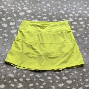 Lululemon Pace Rival Tall Skirt sz 4 Serpentine